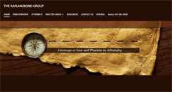 Desktop Screenshot of kaplanbond.com